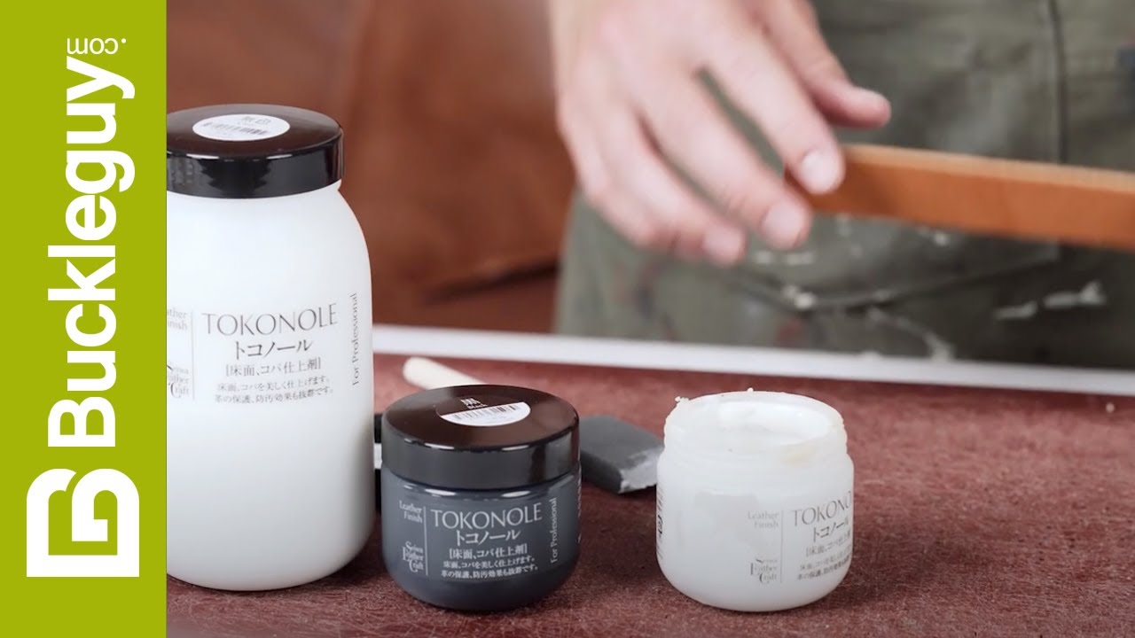 Burnishing Leather with Seiwa Tokonole - How to Finish Leather Edges