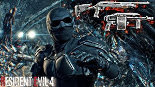 [Resident Evil 4 Remake] Black Noir Professional - Infinite Double Shotguns Full Gameplay!
