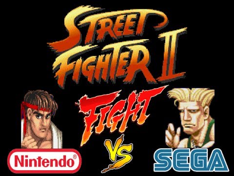 Street Fighter2 | Snes vs Sega Genesis Ending Comparison (Side by Side)