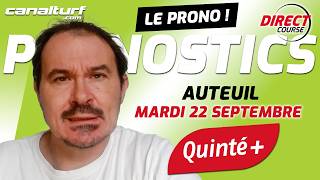 emission video des courses turf pmu du Mardi 22 septembre 2026