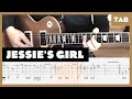 Jessie's Girl Rick Springfield Cover | Guitar Tab | Lesson | Tutorial