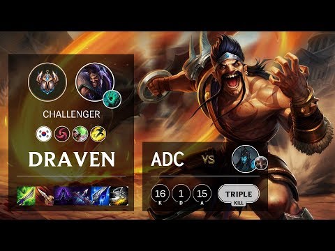 Draven ADC vs Kalista - KR Challenger Patch 10.10