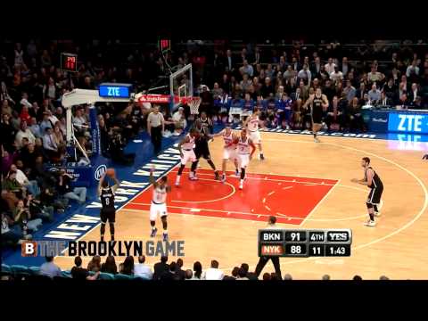 Deron Williams Clutch 3 to Put Nets up 6 vs Knicks
