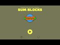 Sum Blocks Walkthrough
