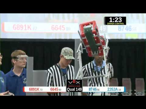 2015 VRC Math Q149 - 6891K 6645 vs 8746 2353A - 25 to 77 - VEX Worlds 2015 - Math Division