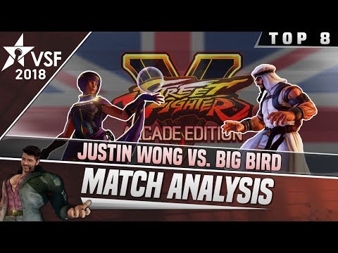 SFV AE Match Analysis: VSFighting 2018 Top 8 - Justin Wong vs. Big Bird
