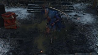 SEKIRO　赤備えの重吉　HUD非表示苦難厄憑　初期身体力攻め力　忍具流派技アイテム縛り
