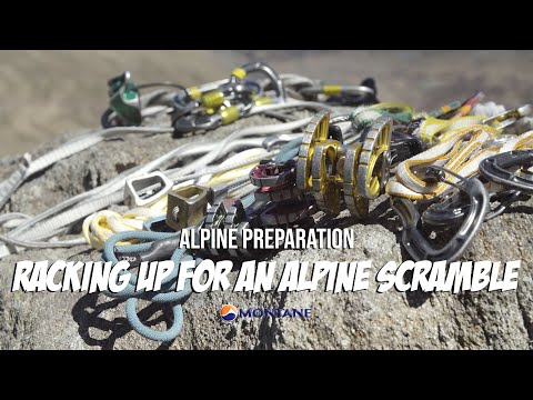 Alpine Preparation - Racking up for an Alpine Scramble