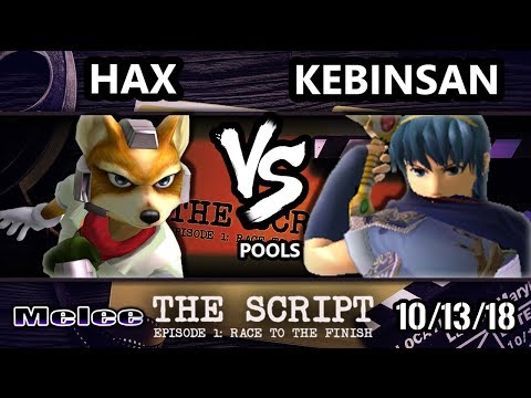 The Script -  Hax (Fox) Vs.  kebinsan (Marth) - Smash Melee Round Robin Pools