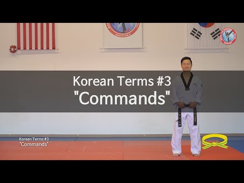 Korean Terms #3 Commands