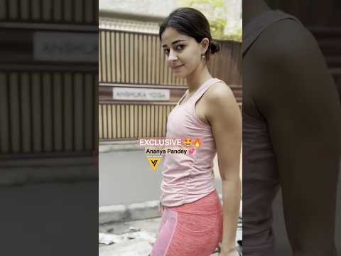 Ananya Pandey Spotted at Yoga Classes 😍📸