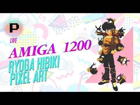 Amiga Pixel Art - Ranma 1/2 Ryoga Hibiki