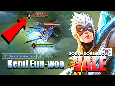 Full HP Delete! Vale Insane Burst Damage | Top Global Vale Gameplay By Remi Eun-woo | MLBB