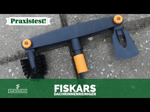 Fiskars Dachrinnenreiniger im Test - Wird die Regenrinne sauber?