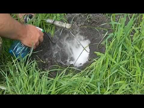 Борьба с кротом на пасеке дымпушкой