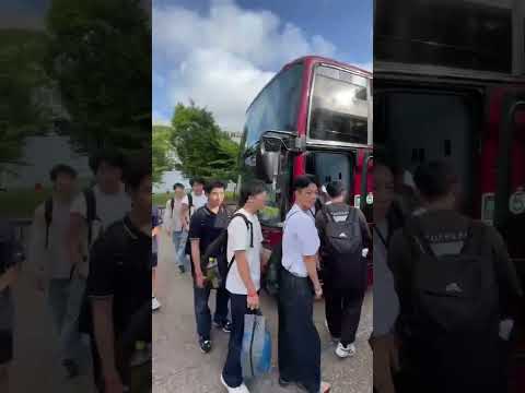 総合定期戦選手団出発（2024年8月19日）