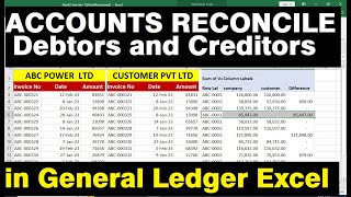 how to reconcile accounts payable and receivable with general ledger