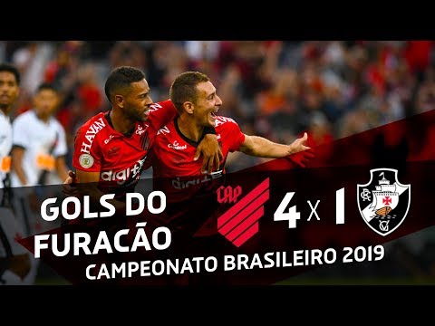 Athletico Paranaense 4x1 Vasco da Gama | GOLS DO FURACÃO