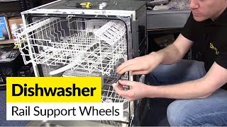 How to Replace Rail Support Wheels on a Dishwasher