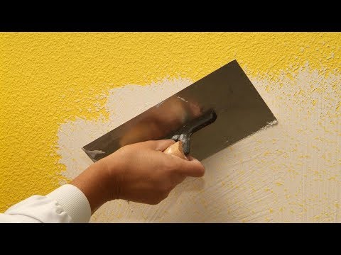 How to cover a wall with gotelé - Bricomanía