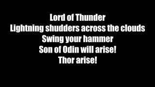 Amon Amarth - Thor Arise (Lyrics)