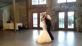 Beautiful Country Couple First Dance