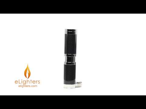 Visol "Kinetic" Carbon Fiber & Stainless Steel Adjustable Cigar Case - VCASE497