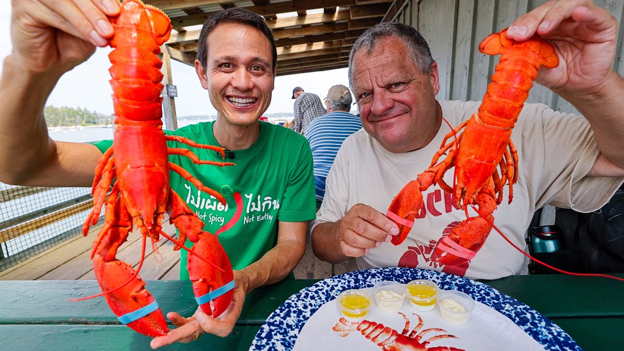 The Ultimate LOBSTER ROLL Tour! Best Lobster Shacks in Maine, USA!