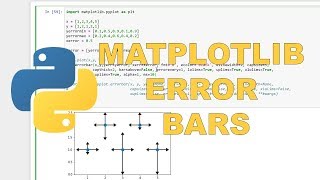 How to make error bars in matplotlib python