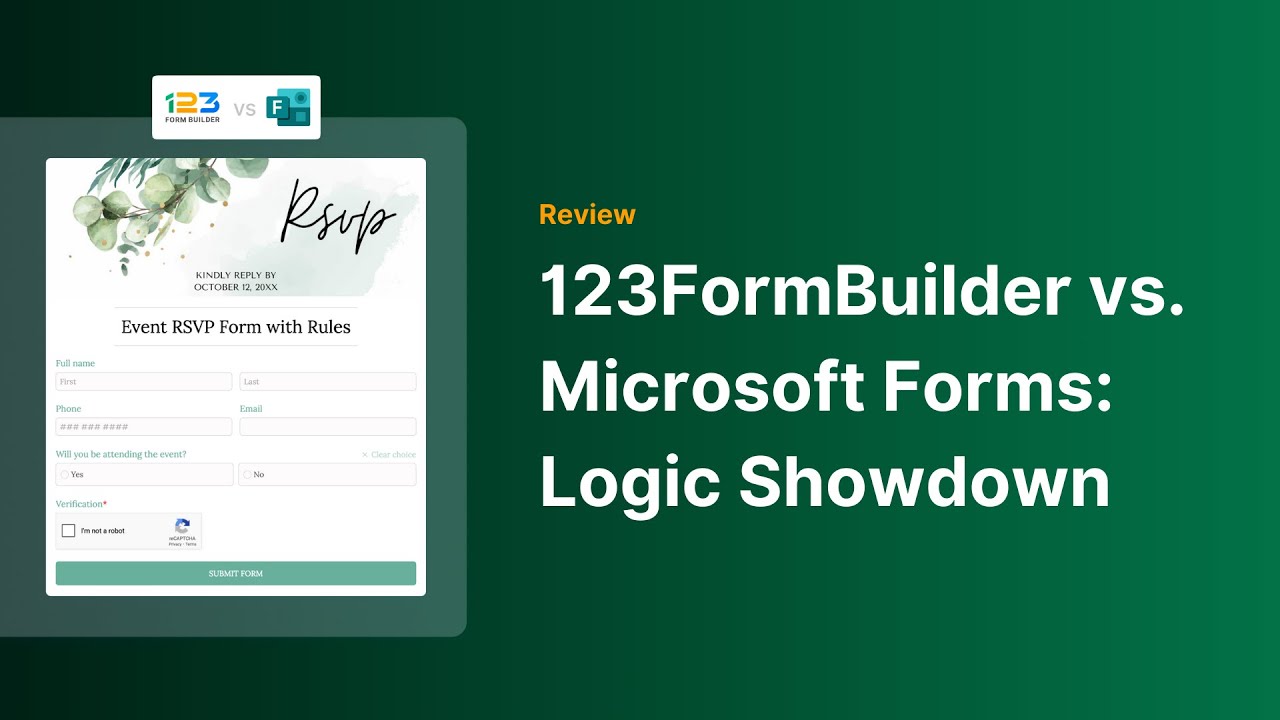 123FormBuilder vs. Microsoft Forms – The Ultimate Conditional Logic Test!