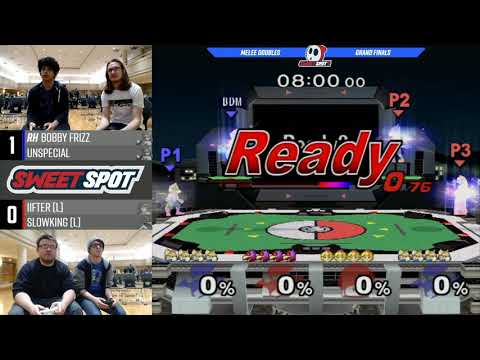 Sweet Spot 4 SSBM - Bobby Frizz & Unspecial Vs. Iifter & Slowking - Doubles Grand Finals