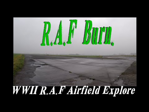 WWII R.A.F Airfield Explore .. R.A.F Burn .. Home of 578 Squadron .