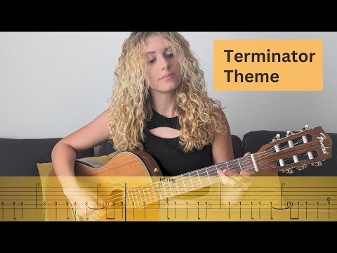 The Terminator Soundtrack - Fingerstyle Guitar Cover + TAB