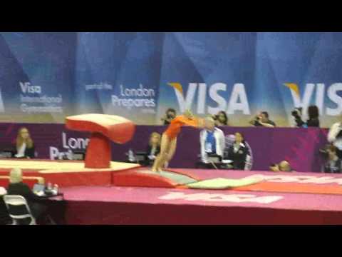 Valeria Maksiuta ISR Vault Final London 2012 Test Event (1)