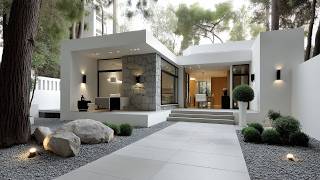 Open Concept Minimalist Home: Warm Modern Architecture with Natural Light