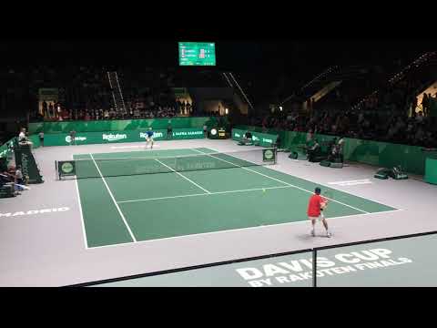 Berrettini vs Shapovalov | Italy - Canada Davis Cup Madrid Finals 2019