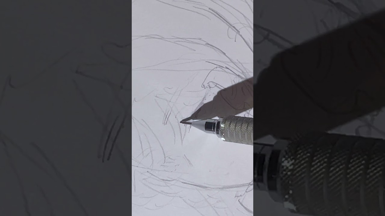 久々にシャーペン落描きしました、楽しい🎶 後々アップ予定のペン入れ動画もぜひ観ていただけたら幸いです！#drawing #シャーペン