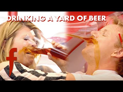 Gordon and Kate Garraway: Failing the Yard of Beer Challenge | The F Word