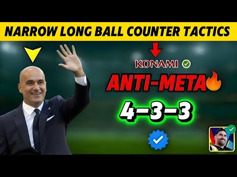 Narrow 4-3-3 Long Ball Counter 😈 | Best Formation eFootball 2026