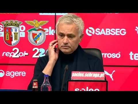 Jose Mourinho Press Conference Braga 2 vs 2 Benfica 28/12/2025