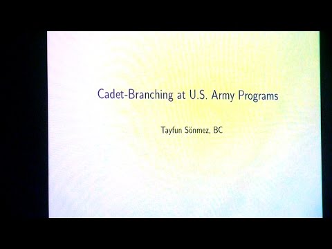 工学システム学類 Cadet-Branch Matching