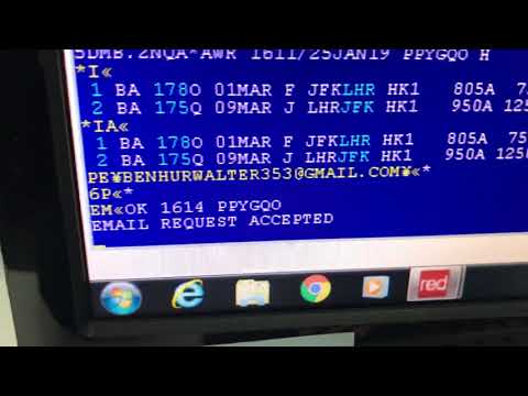 How to finish the booking process in Sabre.