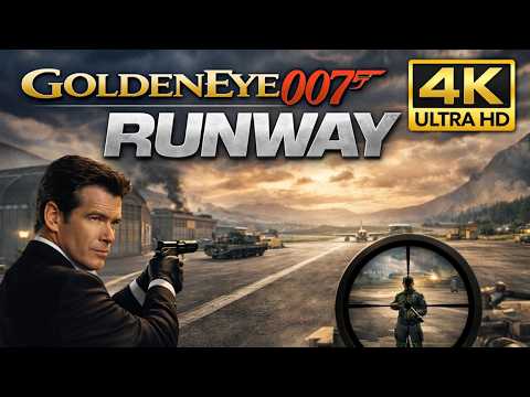 GoldenEye 007 – Runway Gameplay | Mission 3 Walkthrough (4K HD)