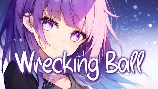 Download lagu 「Nightcore」 Wrecking Ball - Miley Cyrus ♡ (Lyrics) mp3