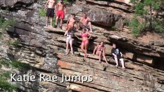 preview picture of video 'Jack Creek Jump - Ouachita National Forest - Booneville, Arkansas'