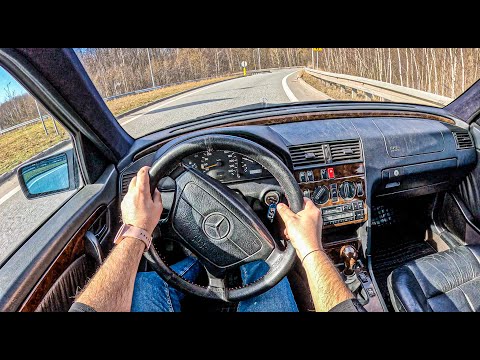 1994 Mercedes-Benz W202 478 000 km (C 180 1.8 122 hp) | POV Test Drive #2363 Joe Black