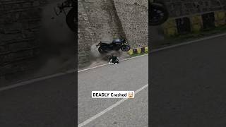 Royal Enfield Hunter 350 Deadly Crash With Duke 390 🤯 #royalenfield #crash #ktm #duke #short #shorts