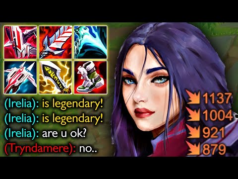 100% CRIT IRELIA IS BROKEN (TRY THIS BUILD)