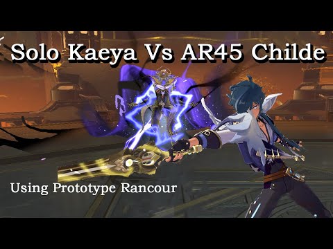 Genshin Impact - Solo Kaeya vs AR 45 Childe