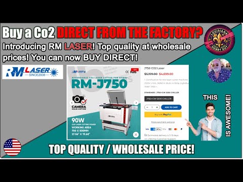 👍 Introducing RM Laser, now you can buy a Co2 Laser DIRECT FROM THE FACTORY!  #RMLASER